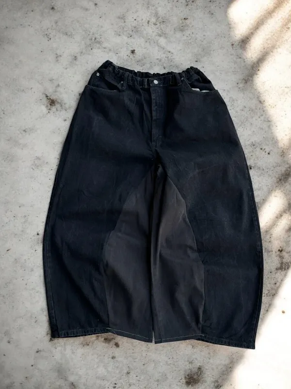 Pantalone baggy pants JNCO style y2k ricamato