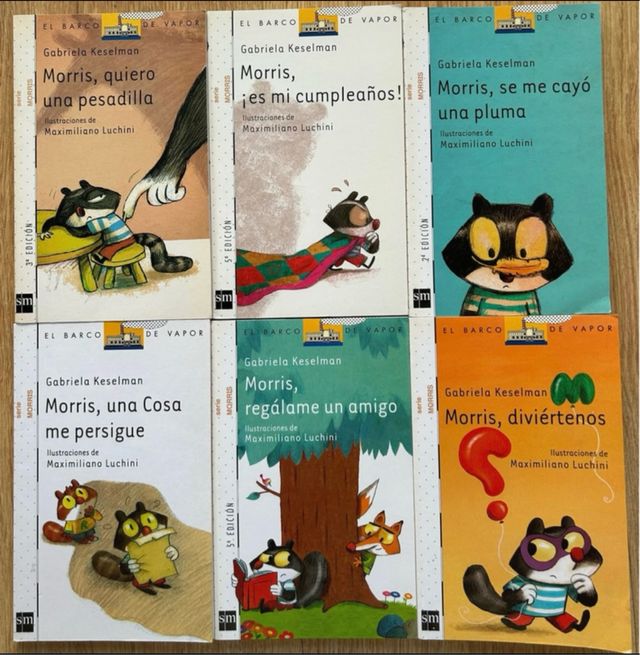 6 Libros por 18€. Serie Morris (El barco de vapor)