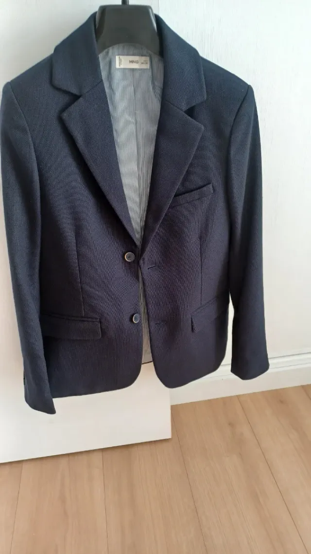 Americana azul Mango 146cm