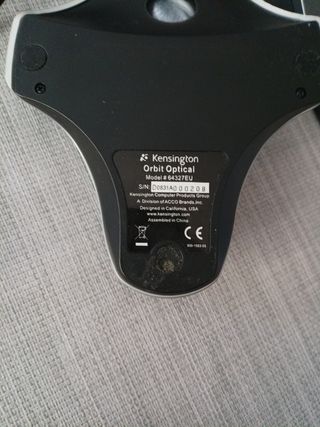 Ratón Orbital Kensington Plata/Negro