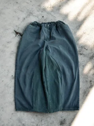 Pantalone baggy pants JNCO style y2k ricamato