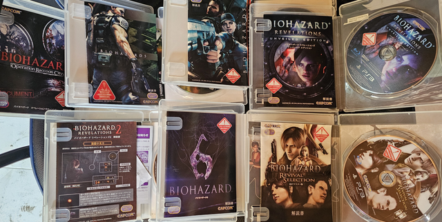 LOTE 7 JUEGOS Biohazard Resident Evil Jap PS3 CIB