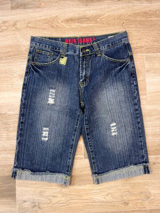 Neik Jeans Wear Vintage Distressed Denim Shorts