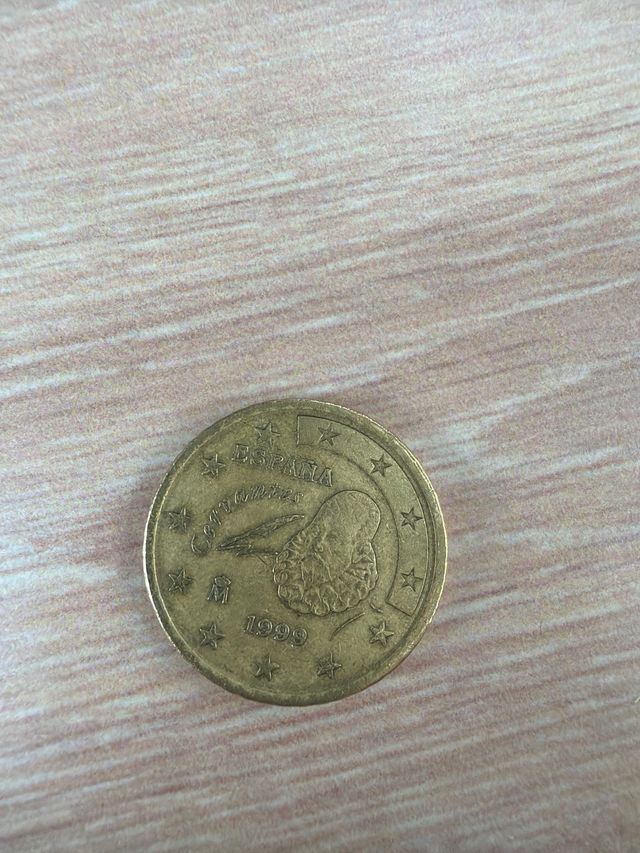 Moneda 50 céntimos España 1999 Cervantes