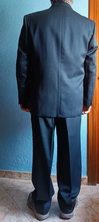 Traje de caballero gris