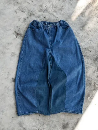 Pantalone baggy pants JNCO style y2k ricamato