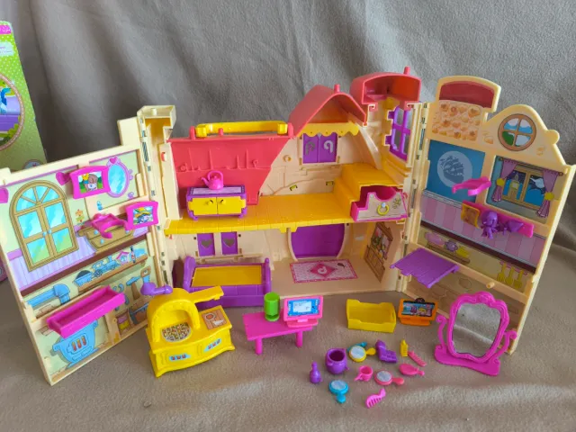 Pinypon Casa Cuentos+5 figuras cuento+7 enanitos