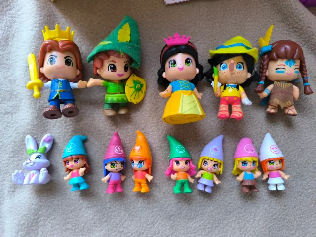 Pinypon Casa Cuentos+5 figuras cuento+7 enanitos