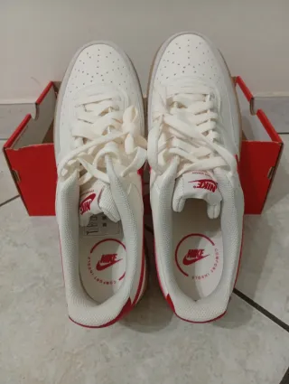 Scarpe Nike Uomo Bianche e Rosse