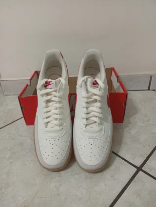 Scarpe Nike Uomo Bianche e Rosse