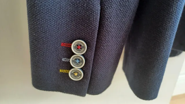 Americana de Mayoral niño azul Talla 10/140cm