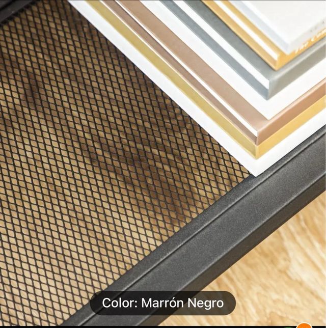 Mueble recibidor madera y metal