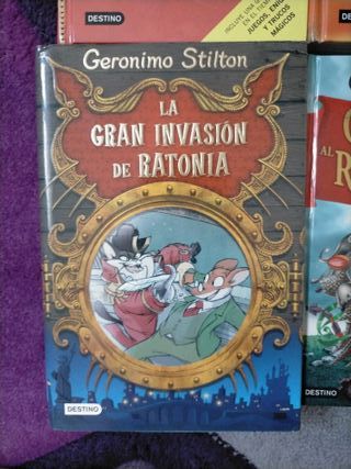 Lote libros Gerónimo Stilton