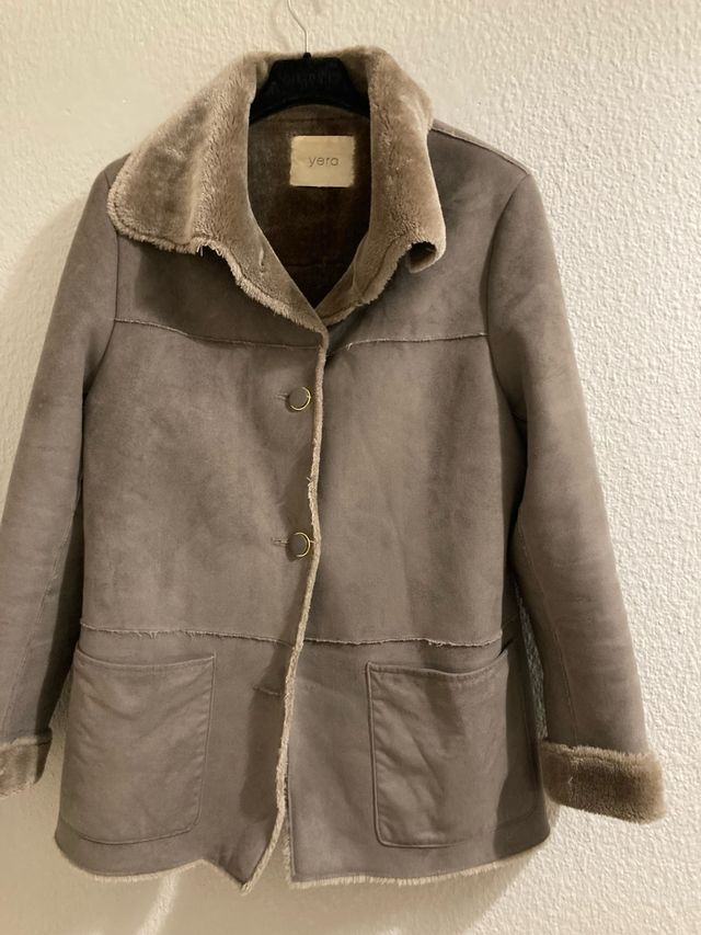 Abrigo Yera ante y pelo mujer