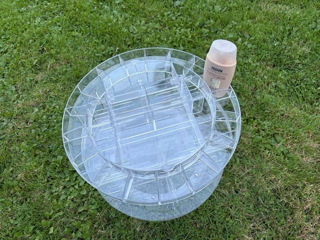 Organizador de cosméticos giratorio