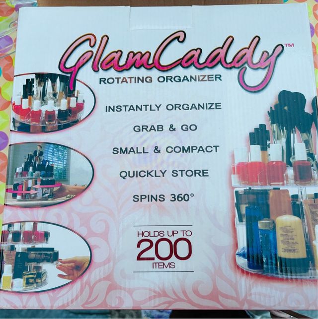 Organizador de cosméticos giratorio