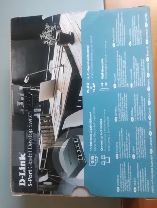 Switch D-Link 5 Porte Gigabit 2000 Mbps