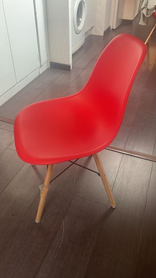 4 Sillas IKEA Rojas