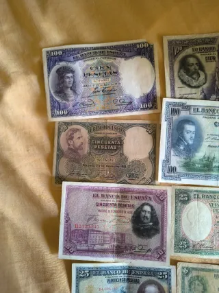 Lote 8 Billetes España Distintos
