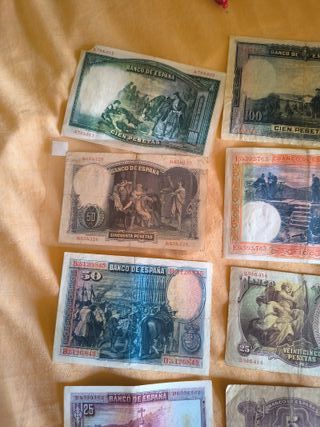 Lote 8 Billetes España Distintos