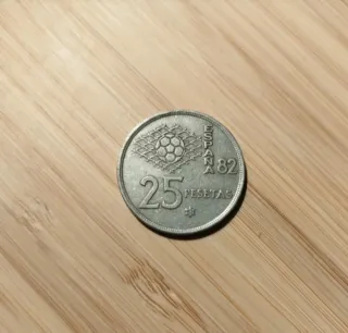 Moneda 25 Pesetas España 1982
