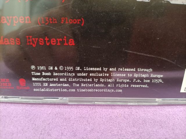 Social Distortion Mainliner CD