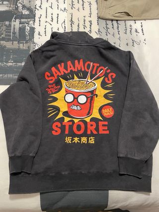 Sudadera Sakamoto Days Gris