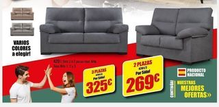 SOFAS 2 o 3 PLAZAS ECONÓMICOS NUEVOS