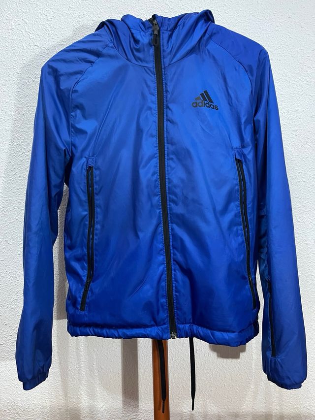 Chaqueta Adidas Azul con Capucha