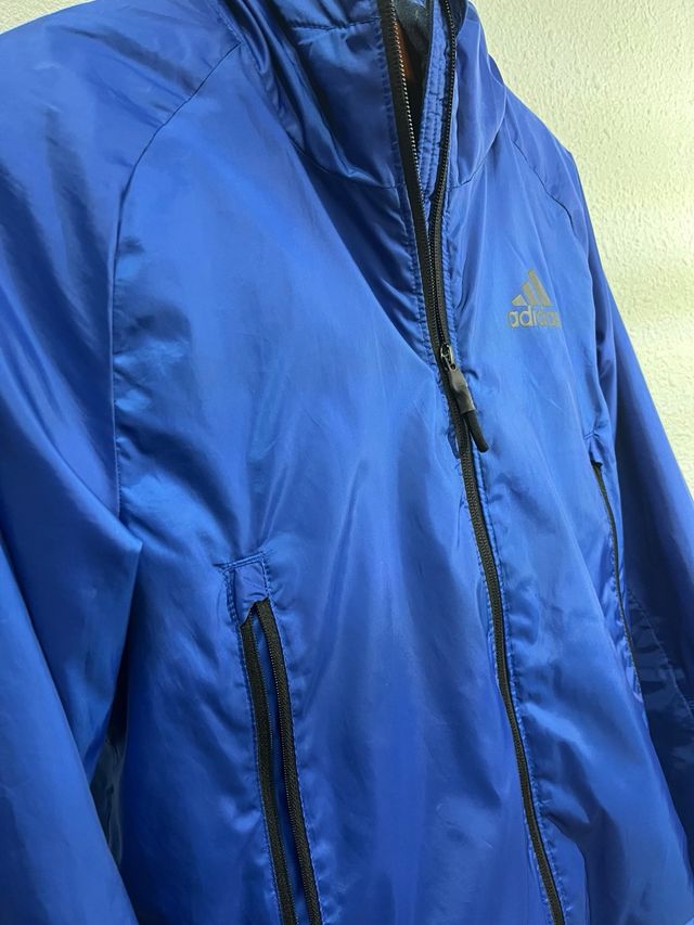 Chaqueta Adidas Azul con Capucha