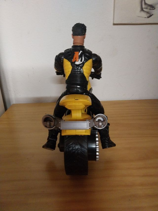Muñeco Action Man con Moto