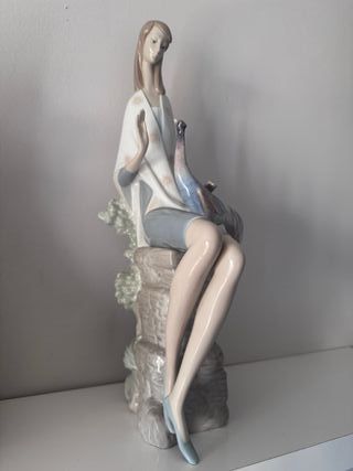 Figura Porcelana Lladró "Dama del faisán" 