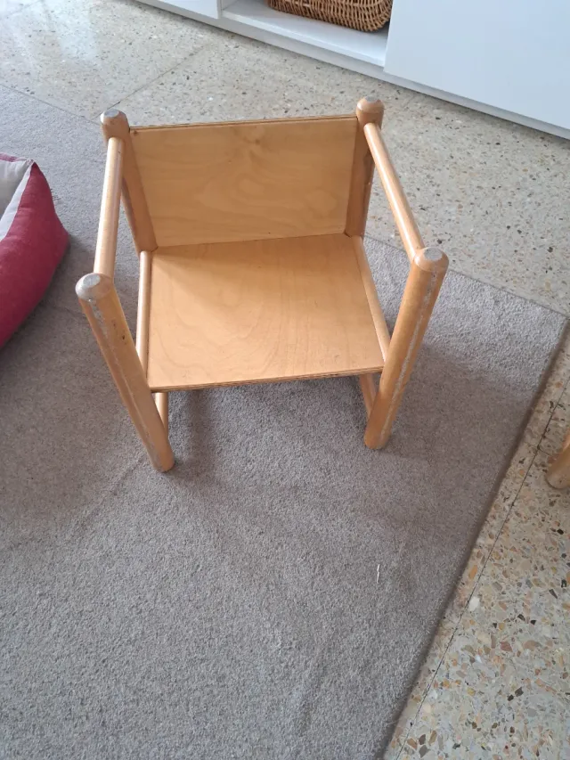 Silla infantil madera