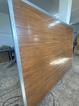 Puerta Chapa Sandwich Madera
