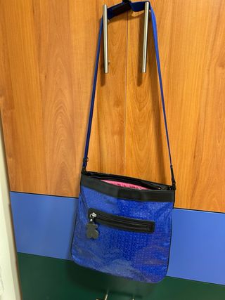 Bolso bandolera Tous original azul y negro