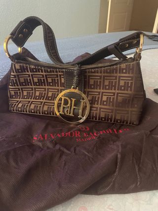 Bolso Pedro del Hierro Marrón y Dorado