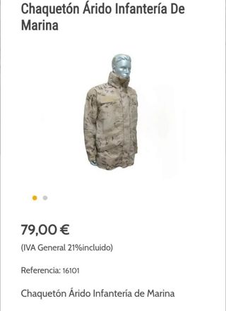 Chaquetón goretex árido pixelado