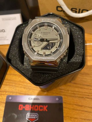 Reloj Casio G-Shock Plata y Negro