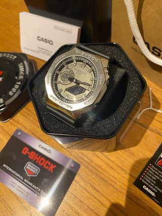 Reloj Casio G-Shock Plata y Negro
