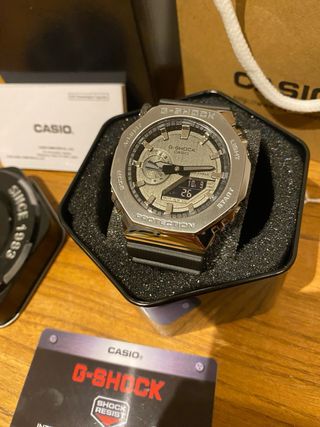 Reloj Casio G-Shock Plata y Negro