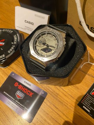 Reloj Casio G-Shock Plata y Negro