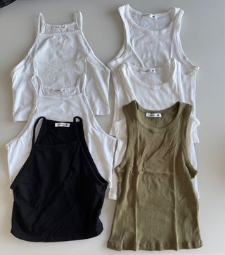 Lotto 6 canottiere donna taglia M