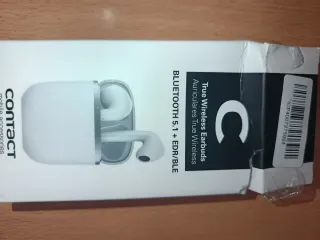 Auriculares Bluetooth 5.1 Contact Blancos