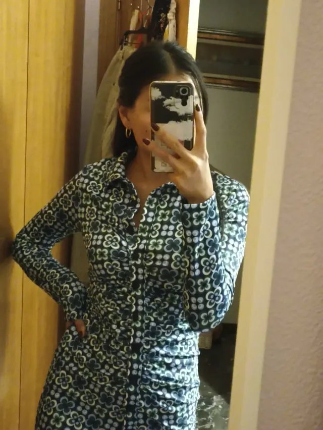 Vestido Stradivarius estampado floral