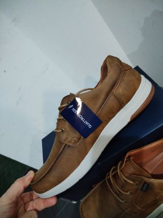 Scarpe uomo casual sportive marroni n.43
