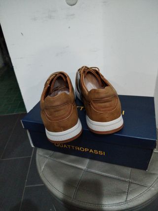 Scarpe uomo casual sportive marroni n.43