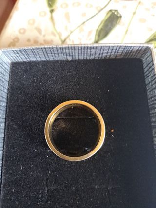 Anillo Acero Inoxidable Hombre Dorado