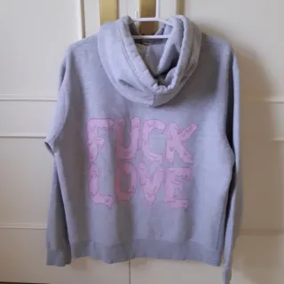 Sudadera gris con diseño personal Talla L