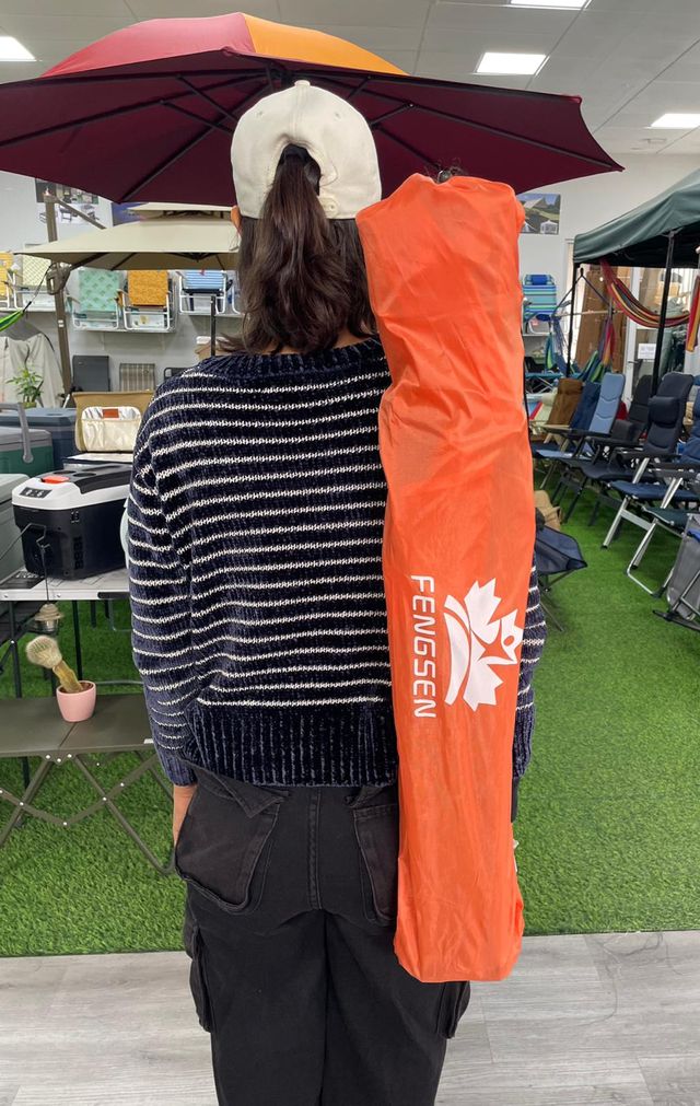 Silla Camping Plegable Naranja FENGSEN
