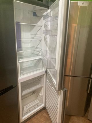 Frigorífico candy plateado